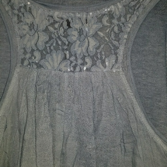 Ladies tunic blue tone almost denim in color - Picture 3 of 3